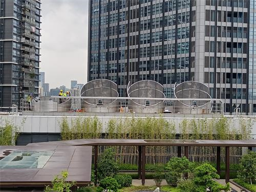 闭式冷却塔噪音如何解决（冷却塔振动解决方案）,闭式冷却塔安装方案